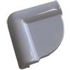 Paraspigolo adesivo bianco 4x4x2 cm 4 pz