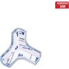 Paraspigolo adesivo trasparente in PVC 4x4 cm 4 pz