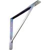 Reggimensola in acciaio 400x280x30x4 mm galvanizzata