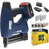 - Graffatrice a batteria 18V con batteria e caricatore Rapid BTX606
