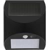 Applique solare Arcadia Max 3W 300Lm 4000K nero