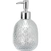 aQuasanit Dispenser in vetro Diamond trasparente