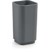 Portaspazzolini bagno Seventy in resine termoplastiche grigio matt