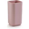 Portaspazzolini bagno Seventy in resine termoplastiche rosa matt