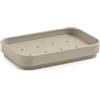 Portasapone bagno Seventy in resine termoplastiche beige matt