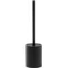 Scopino bagno Brenda in resina nero matt