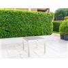 Tavolo da giardino allungabile Sullivan in alluminio bianco 90/180 cm H 73 cm
