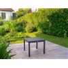 Tavolo da giardino allungabile Sullivan in alluminio antracite 90/180 cm H 73 cm
