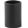 - Portaspazzolini bagno Brenda in resina nero matt
