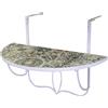 Mensola mosaico Frigole in metallo 74x38/61 cm H 57 cm
