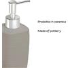 Dosasapone bagno Kelly in ceramica tortora 240 ml chiaro