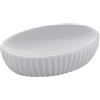 Portasapone bagno Marika in ceramica grigio