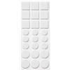 - Confezione feltrini assortiti Ø 18/24 mm e 25x25 mm 108 pz