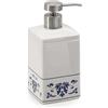 Dosasapone bagno Cixi in porcellana 450 ml bianco/blu