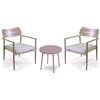 Salotto da giardino Ibiza in alluminio beige 2 posti