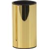 - Portaspazzolini bagno Elettra in acciaio inox oro