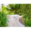 Tavolo pieghevole da giardino Rovigo bianco 80x80x72 cm