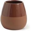 Portaspazzolini bagno Wilma in ceramica terracotta
