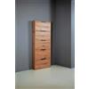 Scarpiera 5 ribalte 173,5x65x15 cm quercia
