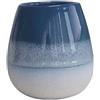 Portaspazzolini bagno Shjla in ceramica blu