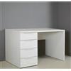 Scrivania 4 cassetti 78x110x60 cm bianco