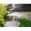 Ombrellone da giardino a palo centrale Michigan 2x3 h2,43 m bianco