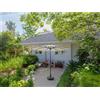 Ombrellone da giardino a palo centrale Benjamin Ø 3 m x H 2,4 m antracite