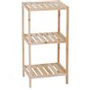 Scaffale in legno di abete 3 ripiani 35x30x70 cm