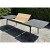 Tavolo allungabile da giardino Aster in alluminio 166-254x100x76 cm