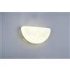Applique LED Umbria 1200lm 4000K L30cm giglio bianco alabastro