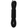 Lacci per scarpe rotondi fini 60 cm nero