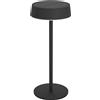 Lampada da tavolo solare EGLO LED-CCT SIMERI Nero Dimmer touch IP54