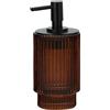 Dispenser sapone Deco in vetro ambra