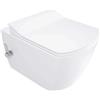 WC sospeso Song funzione bidet con miscelatore 37,2x34,9 cm bianco