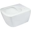 WC sospeso Song a parete senza bordo 37x35 cm bianco