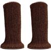 Calzanti in maglia con velcro antiscivolo Ø 3,2 marrone conf 2 pz