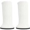 Calzanti in maglia con velcro antiscivolo marrone conf 2 pz