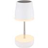 Globo Lampada solare plastica 10 LED Ø11x25 cm bianco satinato