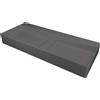 - Lavabo da appoggio rett Placetas Idrostile copripiletta 400x120 mm grigio