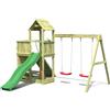 Gioco da giardino Floppi con scivolo e altalene 379x396xh262 cm