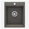 - Lavello 1 vasca Idrostile Güines 500x210 mm Antracite metallizzato