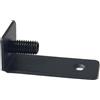 Supporto per palo a L blocco pannello superiore 2x2x5 cm nero