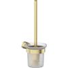 Scopino bagno a parete 12,2x33,2 cm oro spazzolato