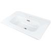 Lavabo da incasso Bauta Idrostile foro rubinetto 360x140 mm bianco
