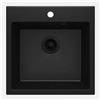 Lavello 1 vasca Idrostile Banes 500x216 mm nero
