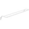 Porta asciugamani doppio da parete Idrostile 616x89 mm Bianco