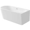 Vasca da bagno Limonar 160 cm destra angolare/freestanding bianco in acrilico