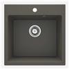 Lavello 1 vasca Idrostile Banes 500x216 mm Antracite metallizzato
