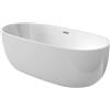 Vasca freestanding ovale Batabanó 150 cm bianco in acrilico