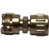 - Raccordo dritto Abac con dadi fresati 1/4" maschio